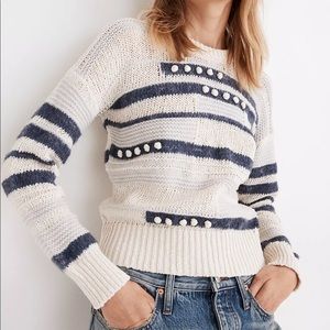 Madewell Grandover Bobble Pullover Sweater